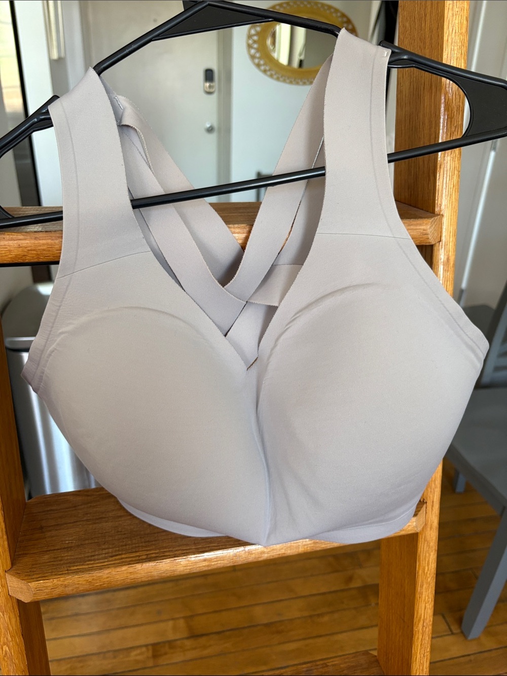 lululemon athletica grey Crisscross High Support Sports Bra